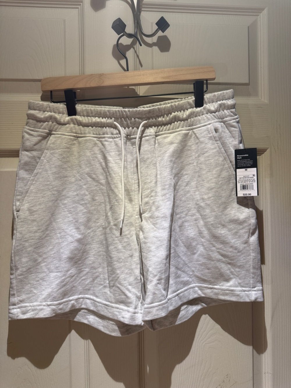 Original Use Light Gray Drawstring Athletic Lounge Shorts